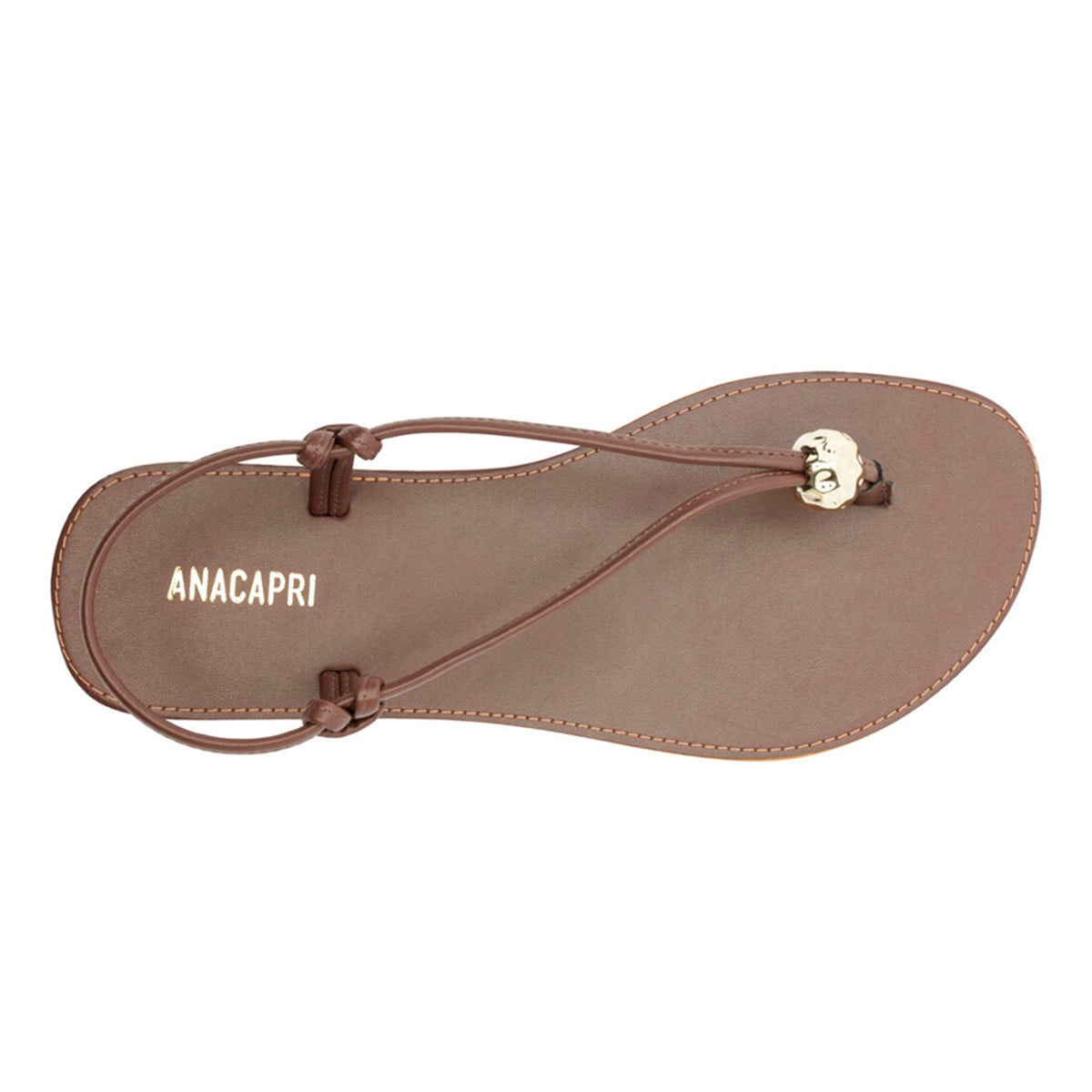 SANDALIAS MUJER ANACAPRI MARRÓN - 5