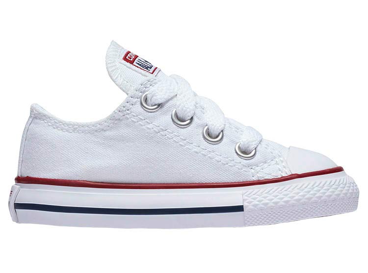 ZAPATILLAS ESCOLARES UNISEX CONVERSE URBANAS BLANCO INFANTE - 1