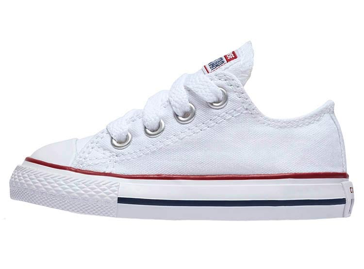 ZAPATILLAS ESCOLARES UNISEX CONVERSE URBANAS BLANCO INFANTE - 2