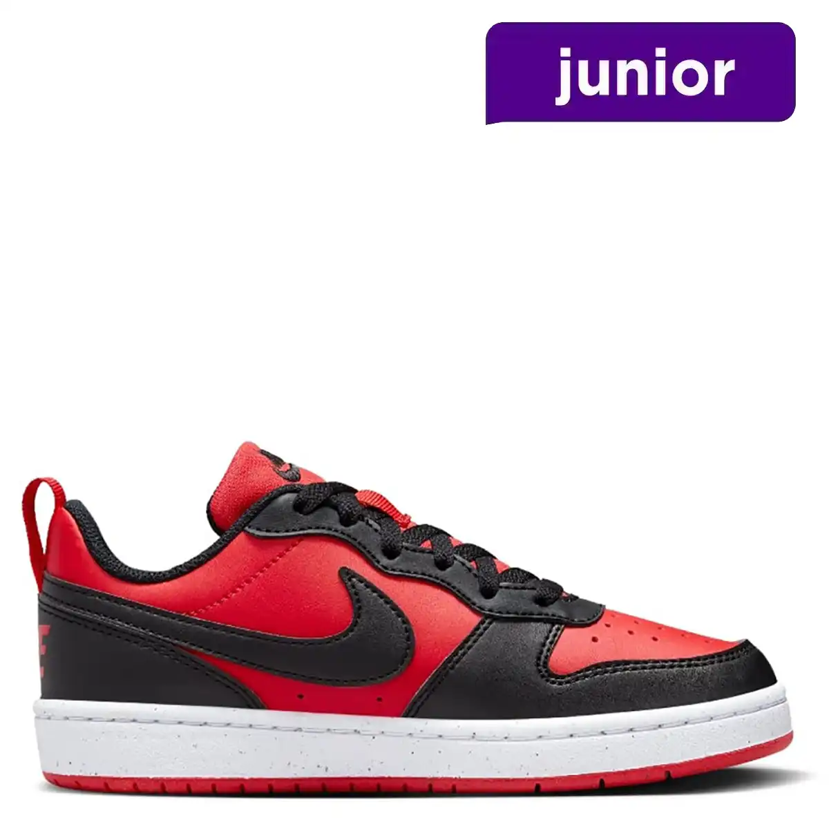 ZAPATILLAS NIÑO NIKE URBANAS ROJO COURT BOROUGH LOW RC BPV - 1