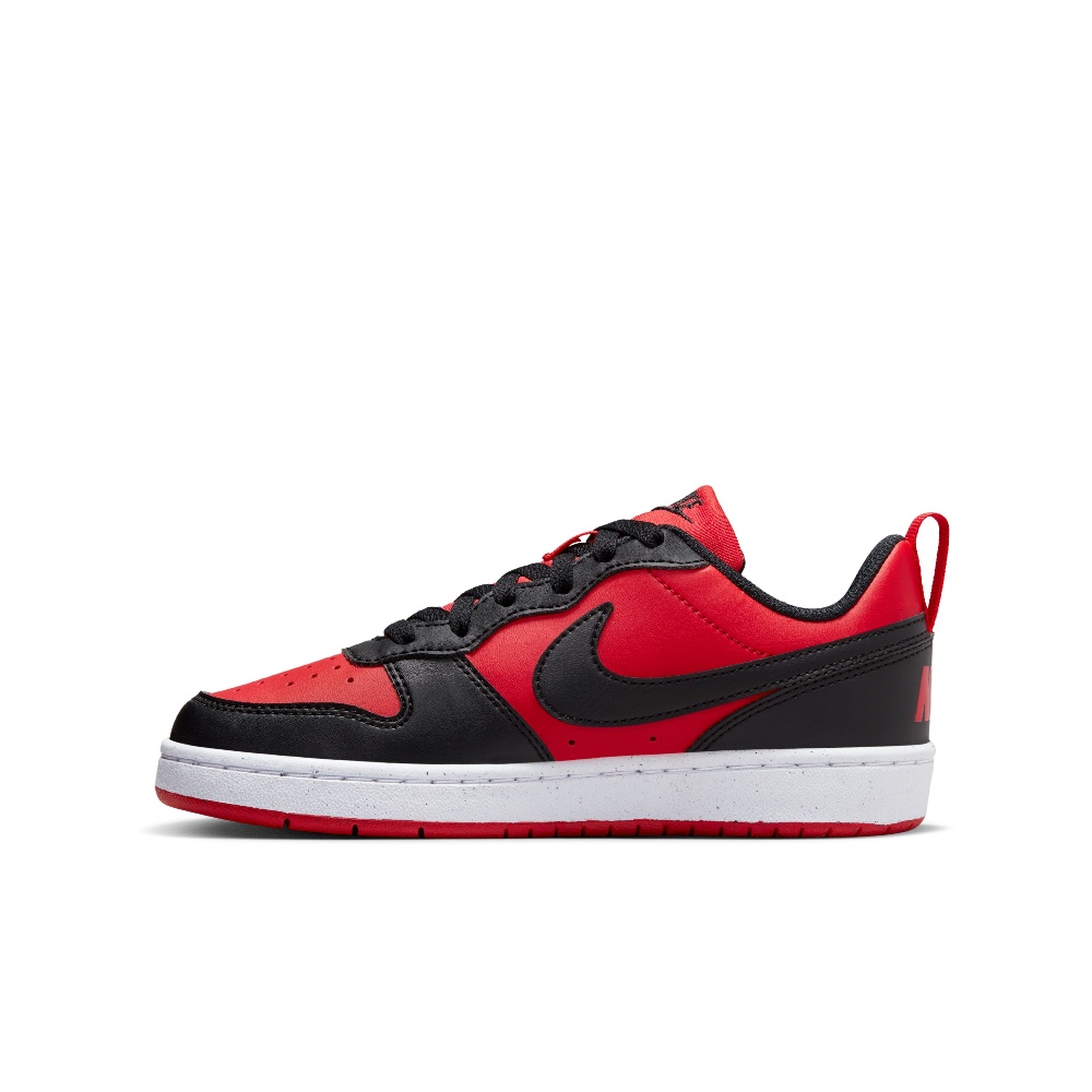 ZAPATILLAS NIÑO NIKE URBANAS ROJO COURT BOROUGH LOW RC BPV - 2