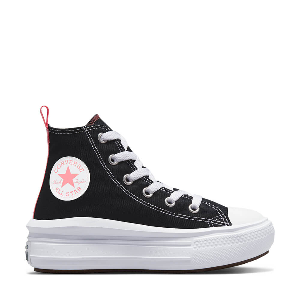 ZAPATILLAS NIÑO CONVERSE URBANAS NEGRO CHUCK TAYLOR ALL STAR MOVE PLATFORM HI - 1