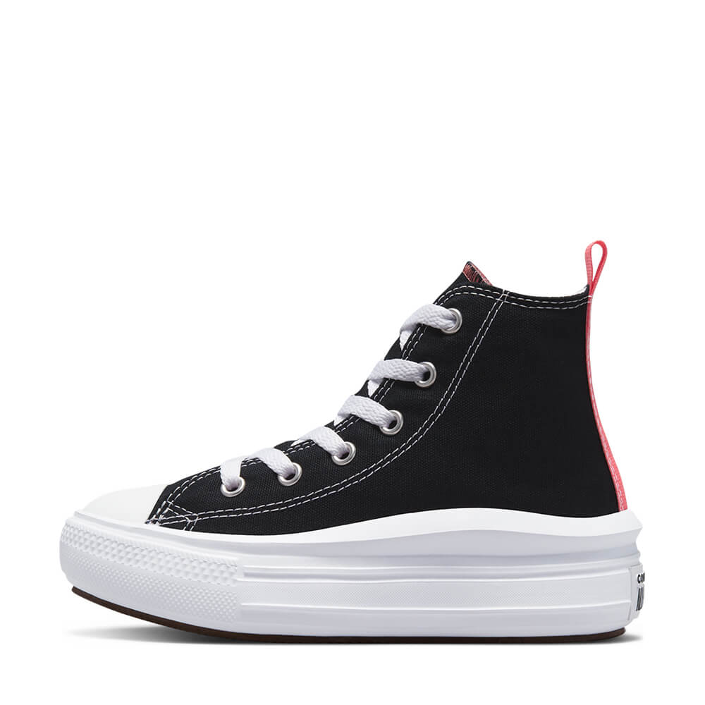ZAPATILLAS NIÑO CONVERSE URBANAS NEGRO CHUCK TAYLOR ALL STAR MOVE PLATFORM HI - 2