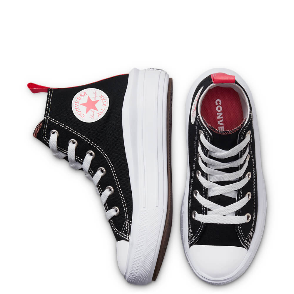 ZAPATILLAS NIÑO CONVERSE URBANAS NEGRO CHUCK TAYLOR ALL STAR MOVE PLATFORM HI - 4