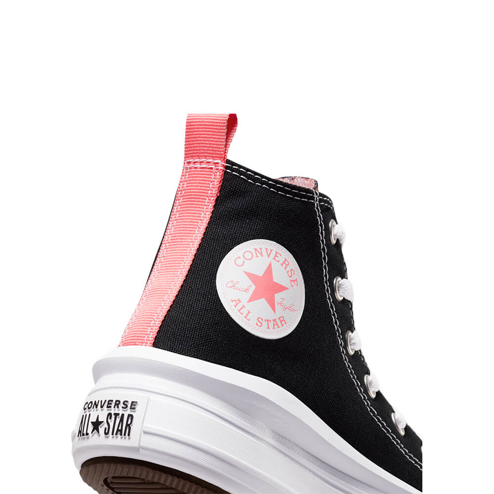ZAPATILLAS NIÑO CONVERSE URBANAS NEGRO CHUCK TAYLOR ALL STAR MOVE PLATFORM HI - 7