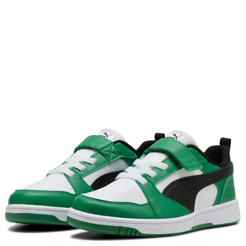 ZAPATILLAS NIÑO PUMA URBANAS VERDE PUMA REBOUND V6 LO AC+ PS - 2