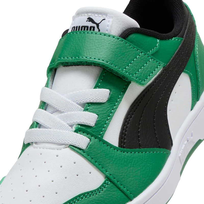 ZAPATILLAS NIÑO PUMA URBANAS VERDE PUMA REBOUND V6 LO AC+ PS - 5
