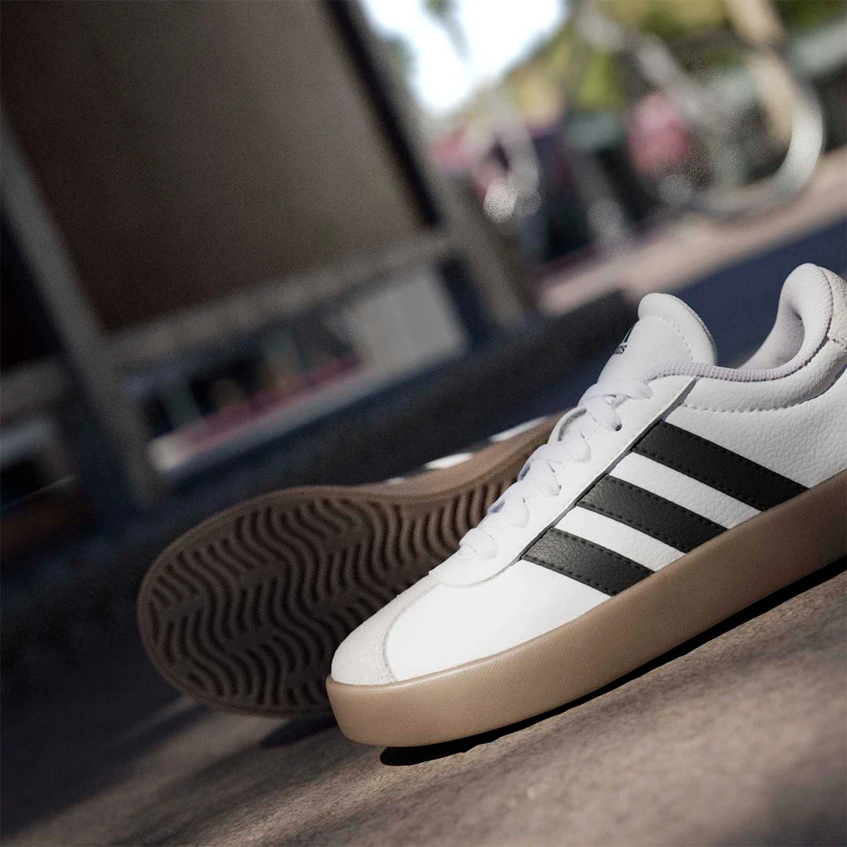 ZAPATILLAS NIÑO ADIDAS URBANAS VL ADIDAS COURT 3.0 CUERO - 5