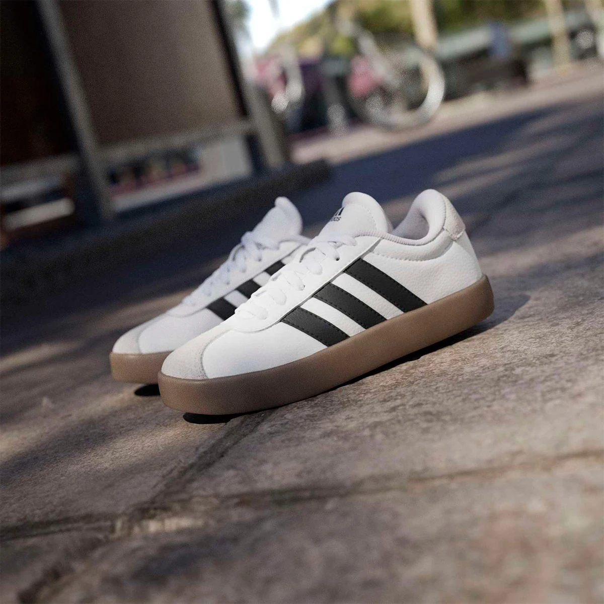 ZAPATILLAS NIÑO ADIDAS URBANAS VL ADIDAS COURT 3.0 CUERO - 4