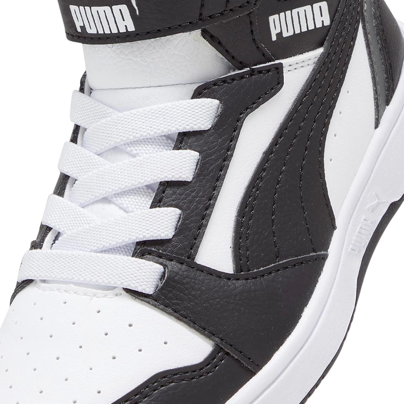 ZAPATILLAS NIÑO PUMA URBANAS BLANCO PUMA REBOUND V6 MID AC+ PS - 5