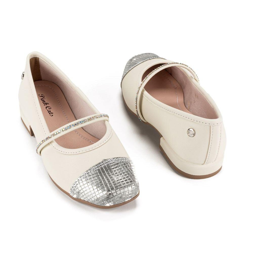 BALLERINAS NIÑA PINK CATS BLANCO V4320-V4324-0001 - 3