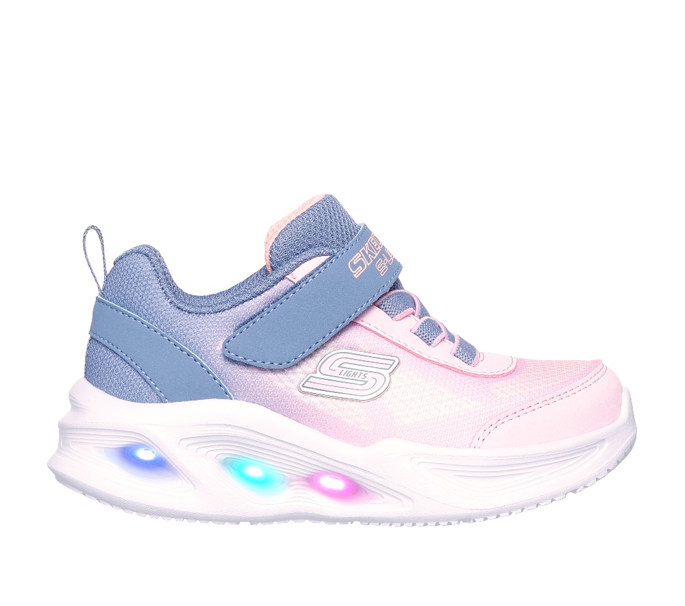 ZAPATILLAS NIÑA SKECHERS URBANAS GRIS 303714N-GYLP SOLA GLOW INFANTE - 3