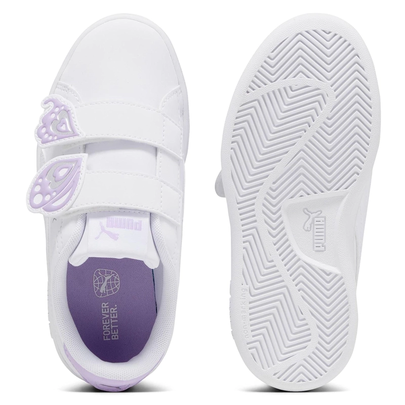 ZAPATILLAS NIÑA PUMA URBANAS BLANCO PUMA SMASH 3.0 BFLY V PS - 4