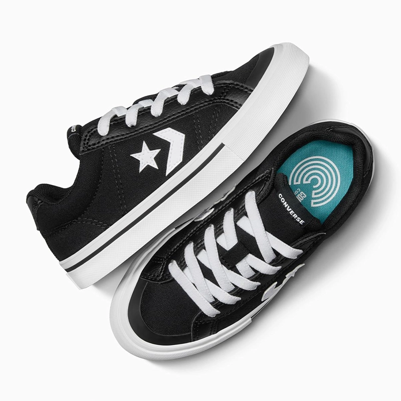 ZAPATILLAS NIÑO CONVERSE URBANAS NEGRO SPORT CASUAL EASY-ON - 4