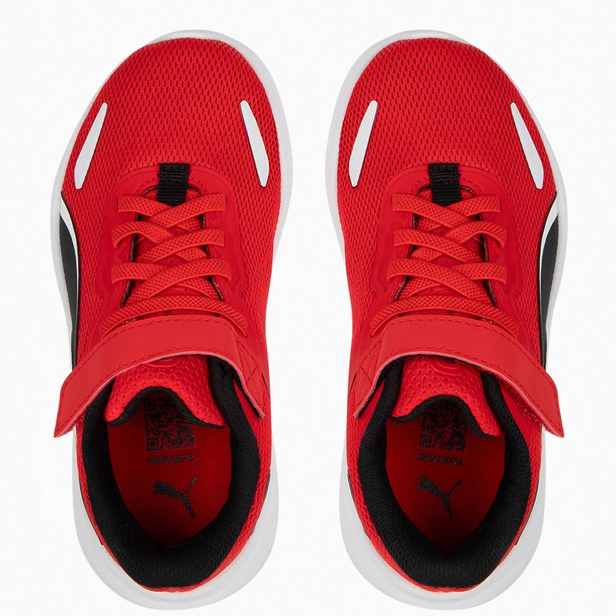 ZAPATILLAS NIÑO PUMA URBANAS ROJO SKYROCKET AC+ PS SMASH 3.0 L GLITTER VELCRO V INF - 4