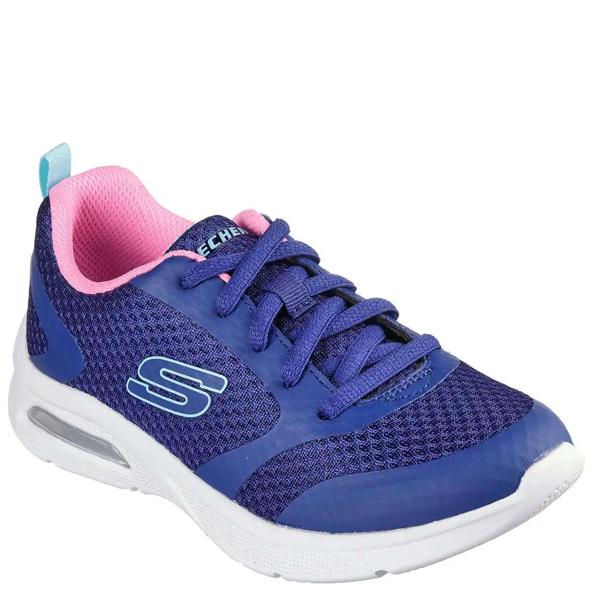 ZAPATILLAS NIÑA SKECHERS URBANAS AZUL MICROSPEC MAX - 2