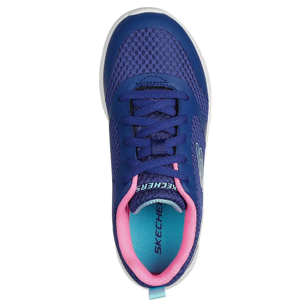 ZAPATILLAS NIÑA SKECHERS URBANAS AZUL MICROSPEC MAX - 4