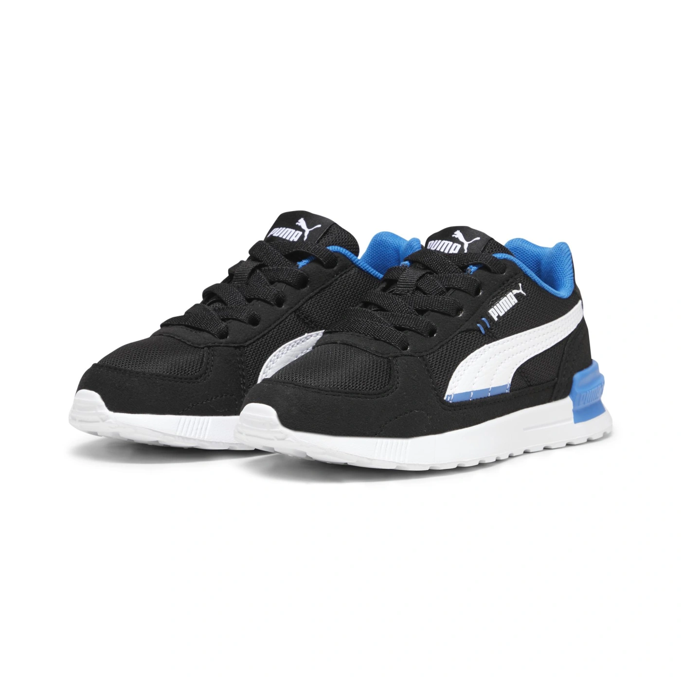 ZAPATILLAS PUMA JUVENIL URBANO GRAVITON NEGRO CELESTE - 5