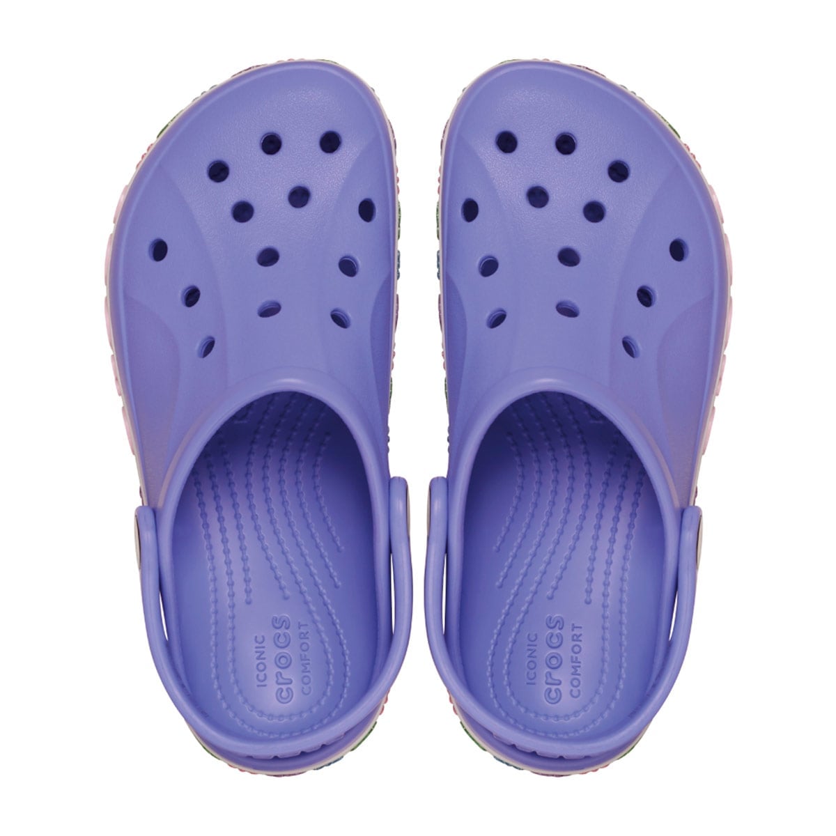 ZUECOS NIÑO CROCS MORADO BAYABAND FLOWER - 3