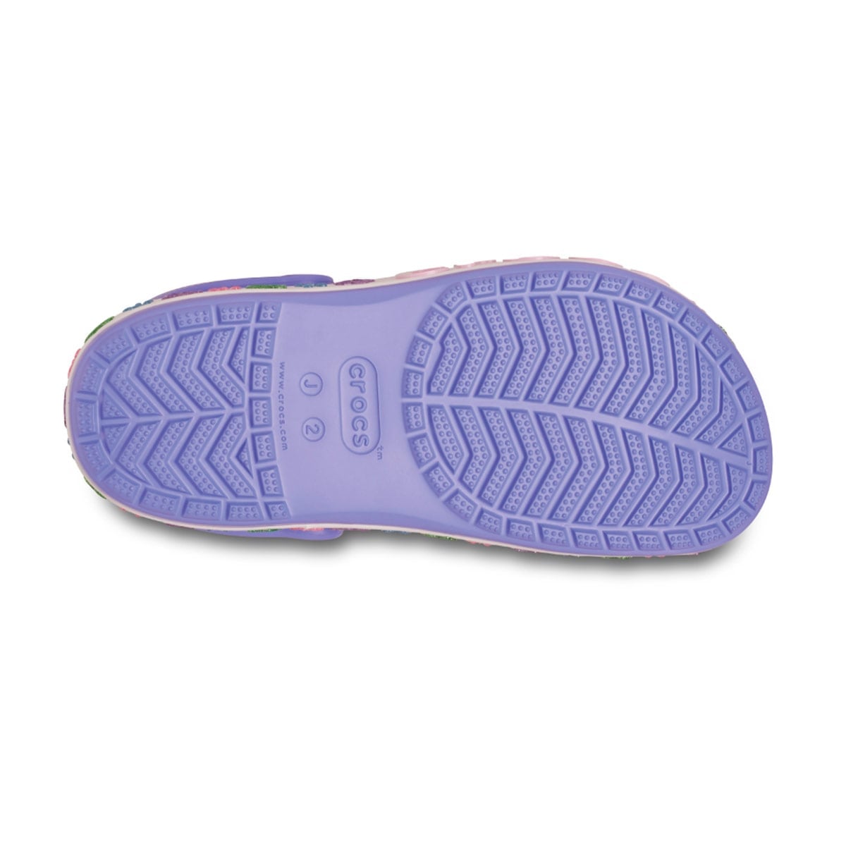 ZUECOS NIÑO CROCS MORADO BAYABAND FLOWER - 4