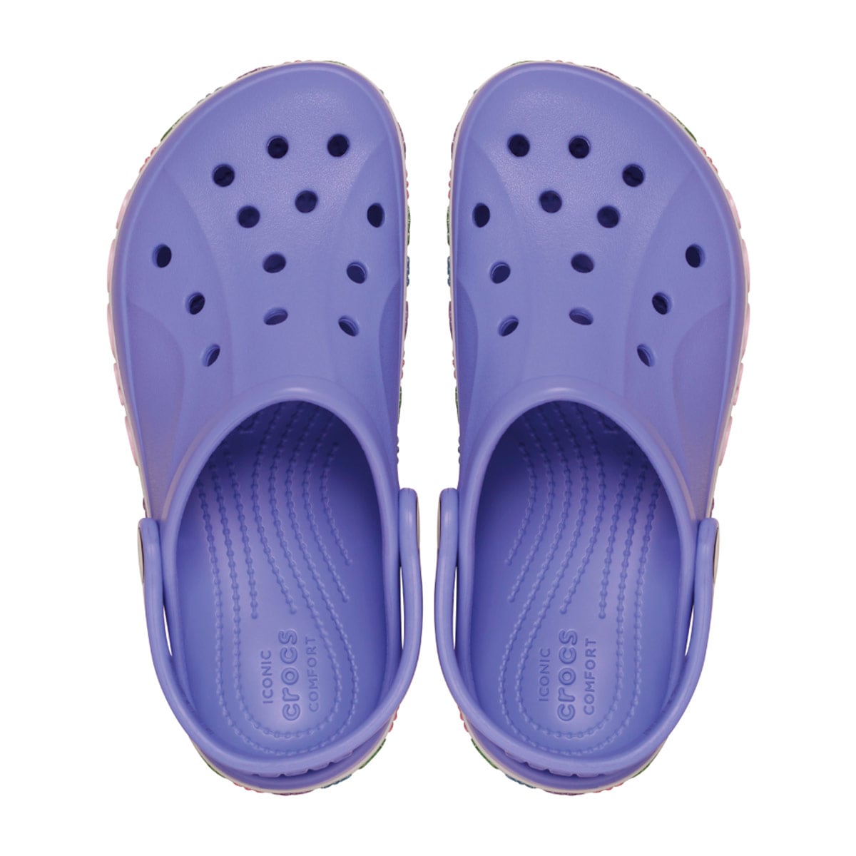 ZUECOS NIÑO CROCS MORADO BAYABAND FLOWER - 3