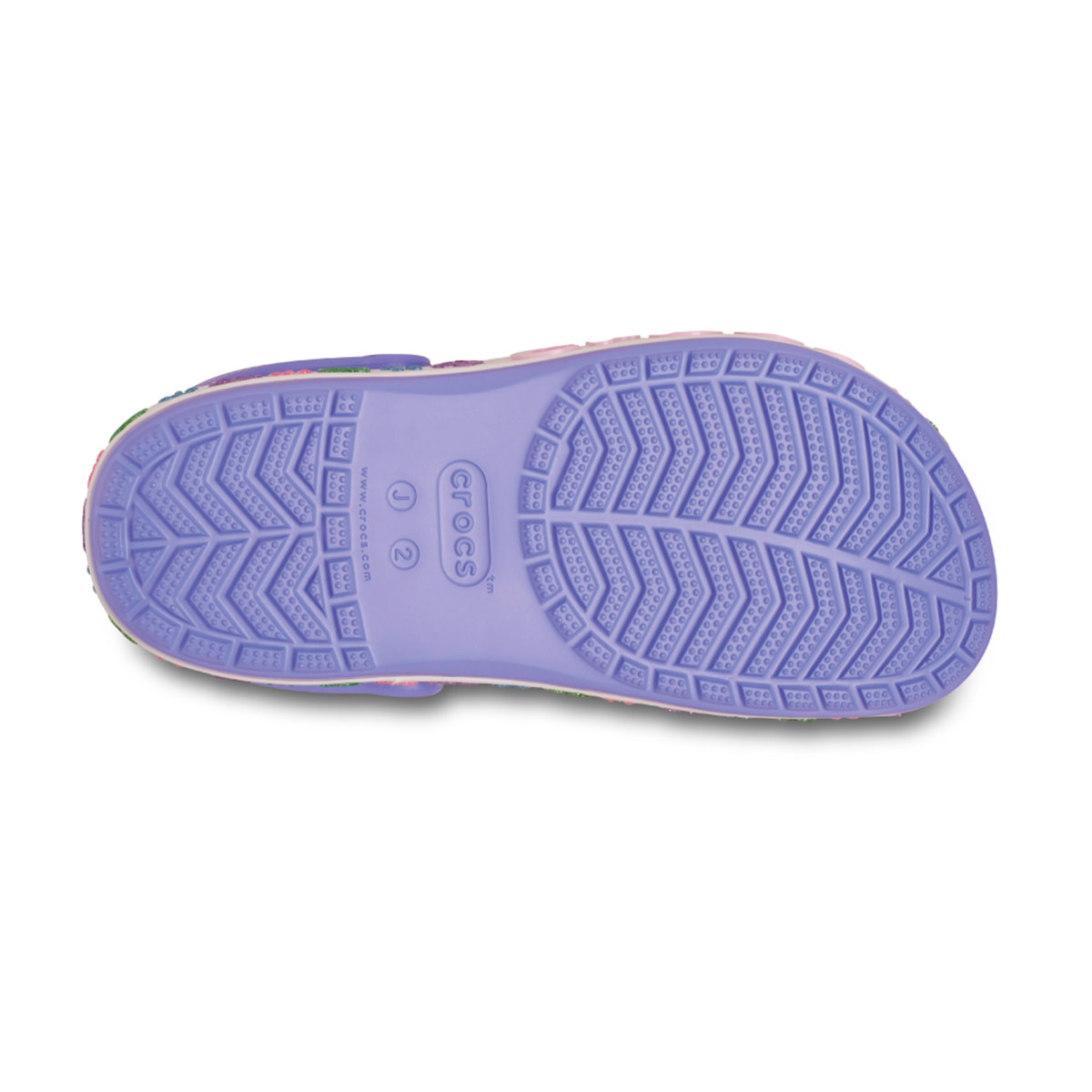 ZUECOS NIÑO CROCS MORADO BAYABAND FLOWER - 4