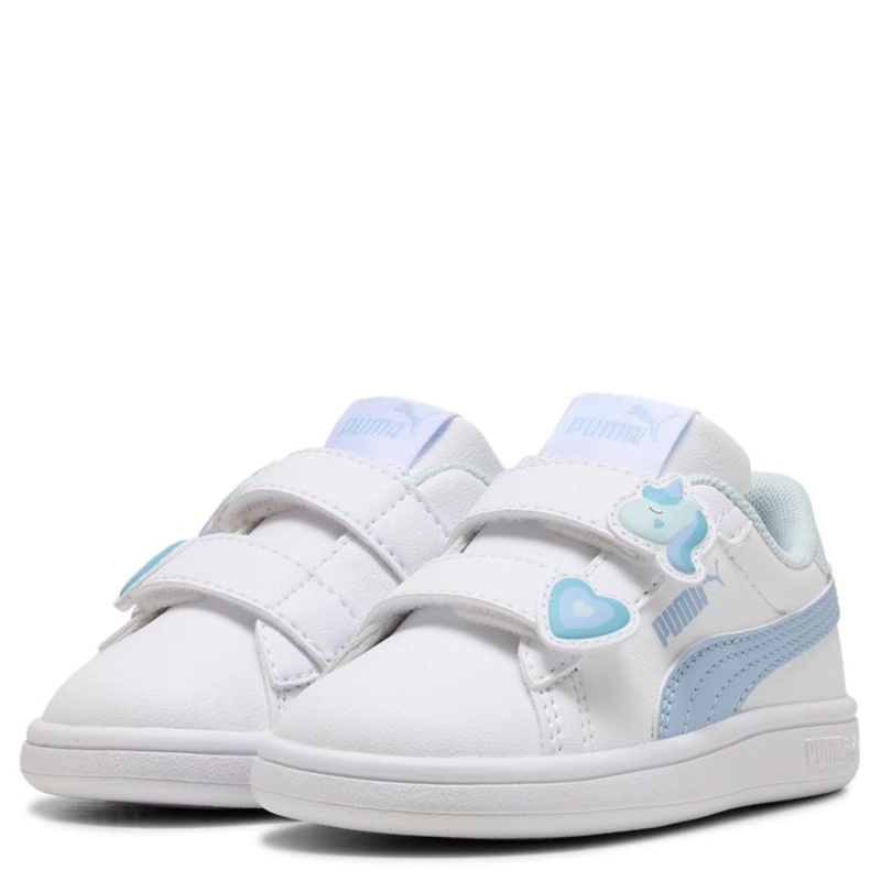 ZAPATILLAS NIÑA PUMA URBANAS BLANCO PUMA SMASH 3.0 BADGES V INF - 2
