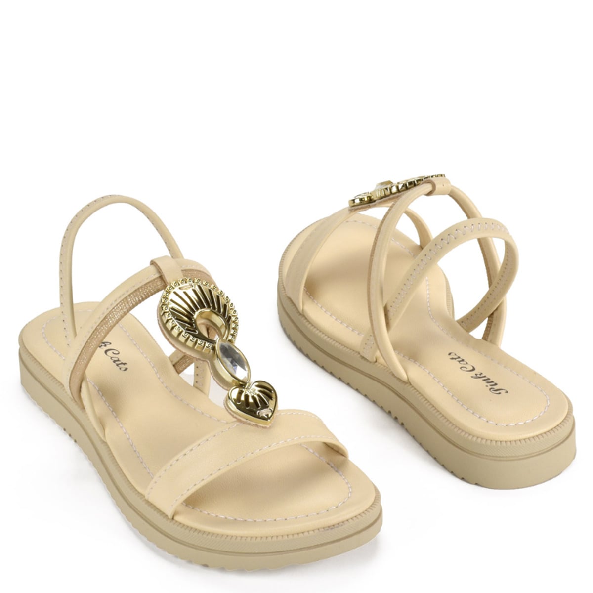 SANDALIAS NIÑA PINK CATS CREMA V5600-V5602-0002 - 3