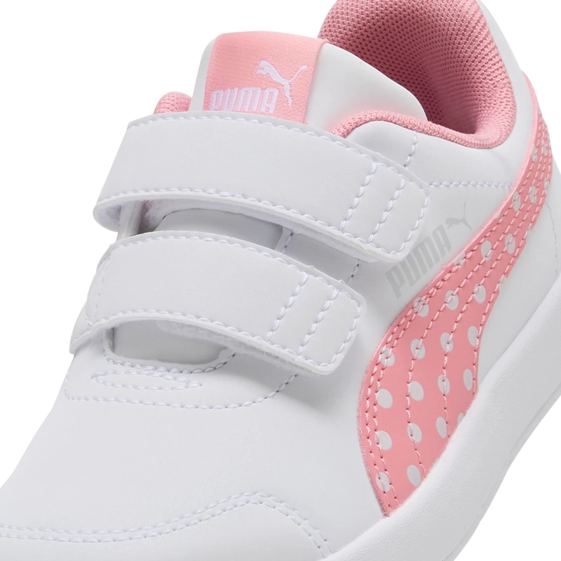 ZAPATILLAS NIÑA PUMA URBANAS BLANCO COURTFLEX V3 DOTTY V PS - 5