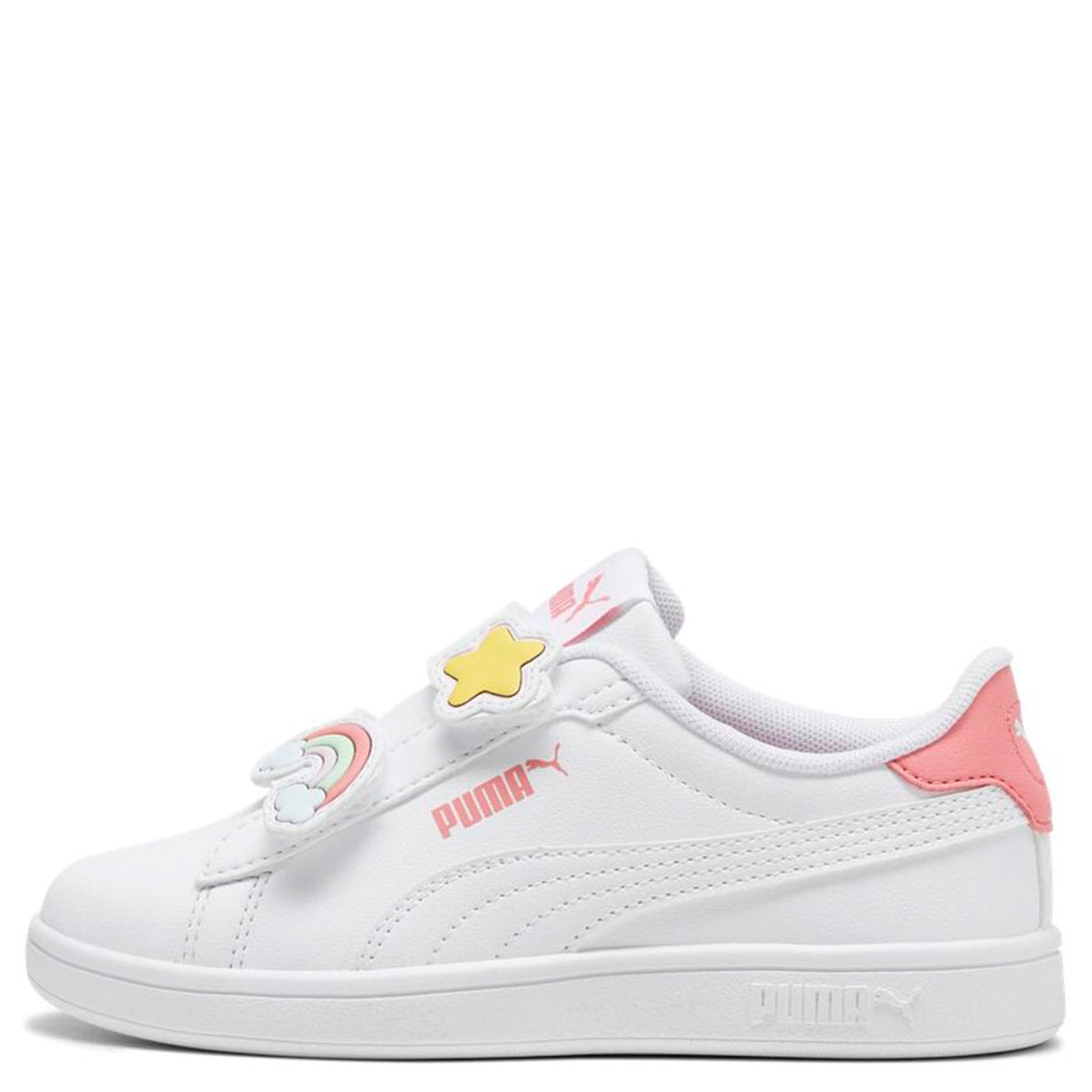ZAPATILLAS NIÑA PUMA URBANAS BLANCO PUMA SMASH 3.0 BADGES V PS - 1