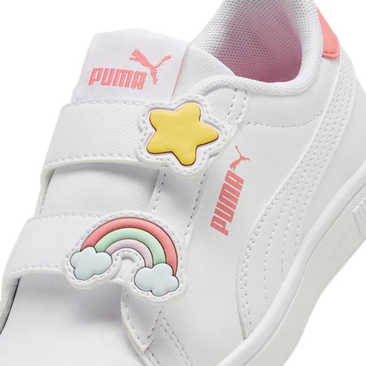 ZAPATILLAS NIÑA PUMA URBANAS BLANCO PUMA SMASH 3.0 BADGES V PS - 5