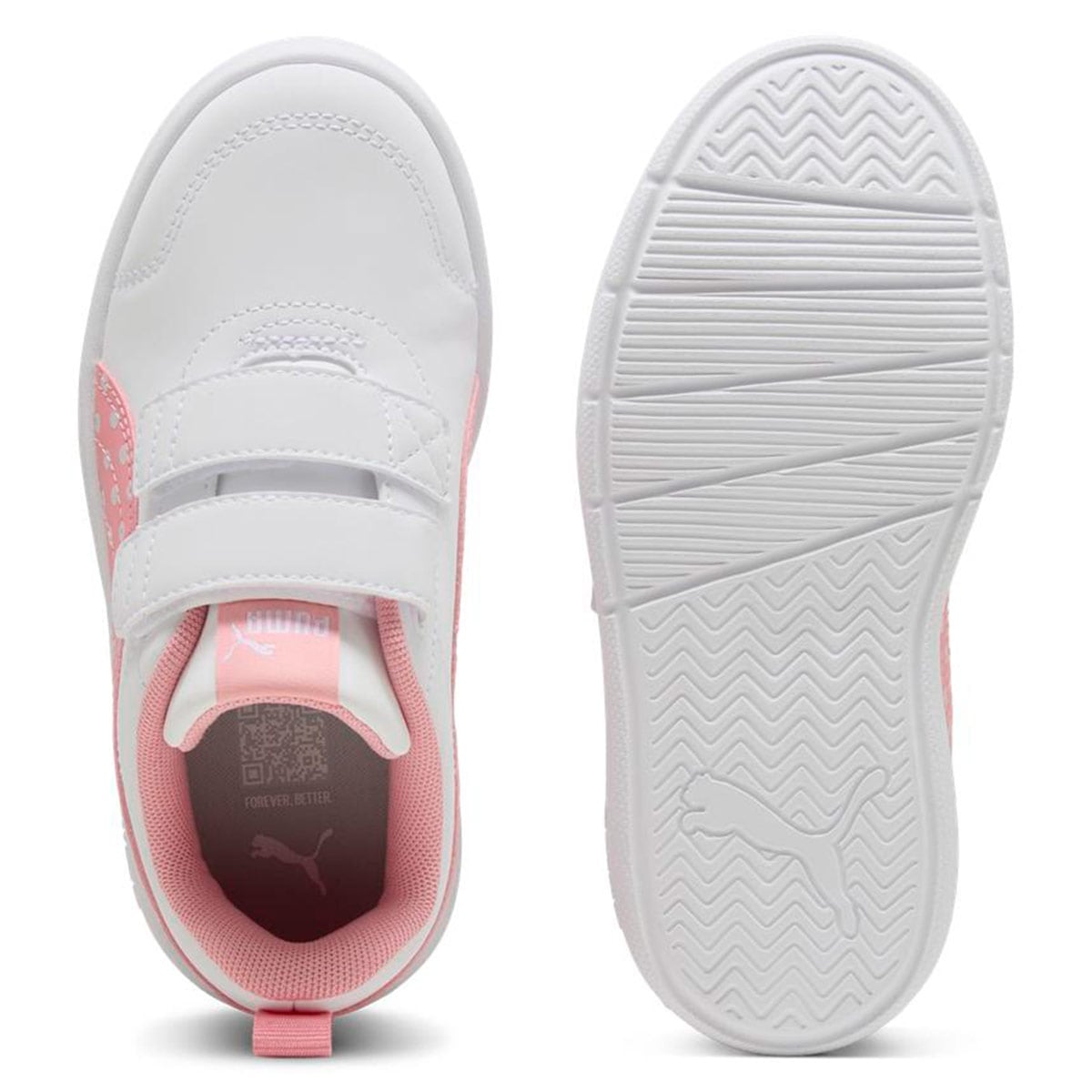 ZAPATILLAS NIÑA PUMA URBANAS BLANCO COURTFLEX V3 DOTTY V PS - 4