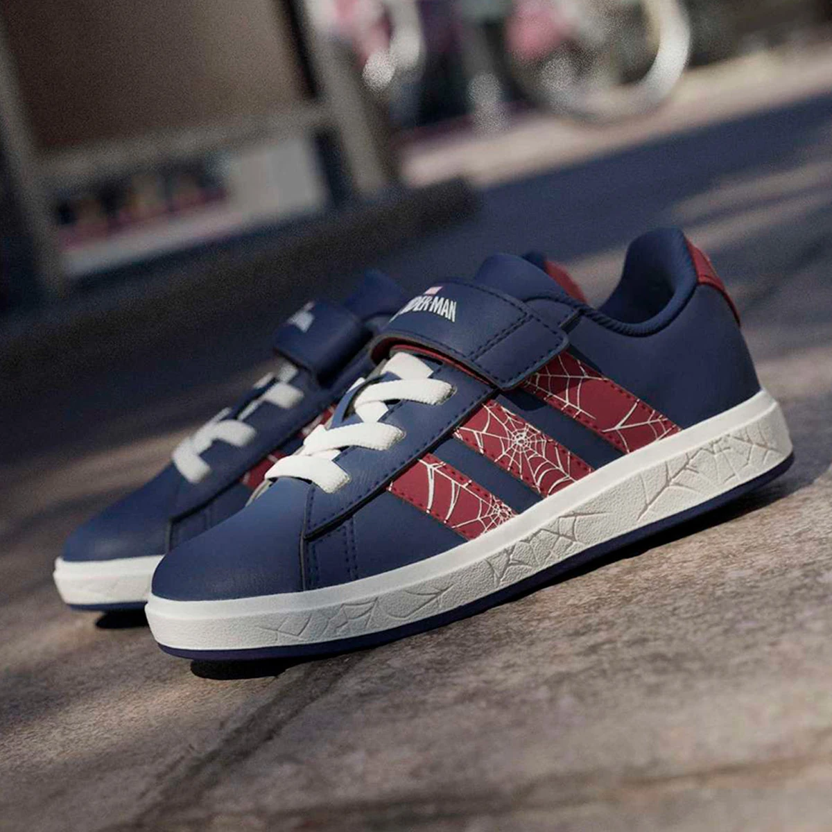 ZAPATILLAS INFANTIL UNISEX ADIDAS GRAND COURT X MARVEL SPIDERMAN - 3