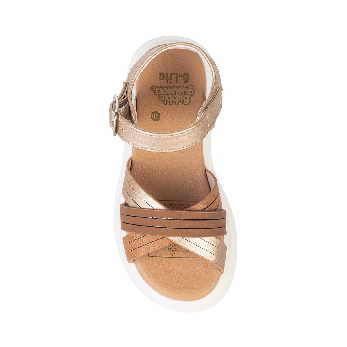 SANDALIAS NIÑA BUBBLE GUMMERS DORADO DAFNE - 4