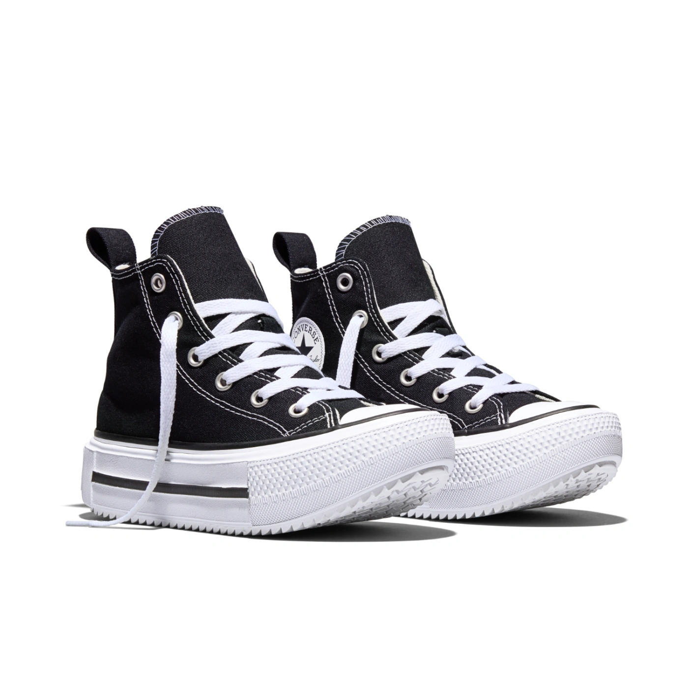 ZAPATILLAS NIÑO CONVERSE URBANAS NEGRO CHUCK TAYLOR ALL STAR DOUBLE STACK PLATFORM - 3