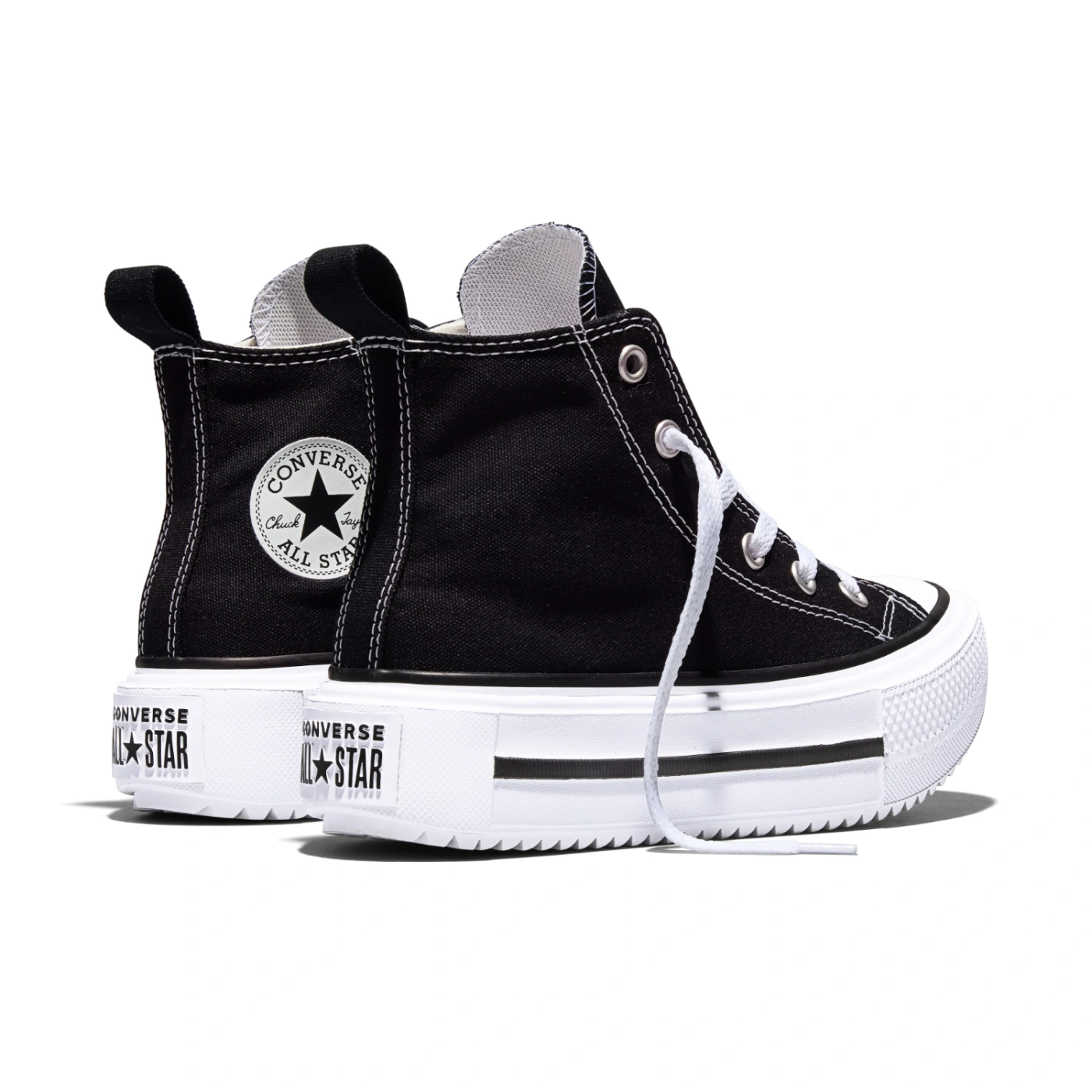 ZAPATILLAS NIÑO CONVERSE URBANAS NEGRO CHUCK TAYLOR ALL STAR DOUBLE STACK PLATFORM - 5
