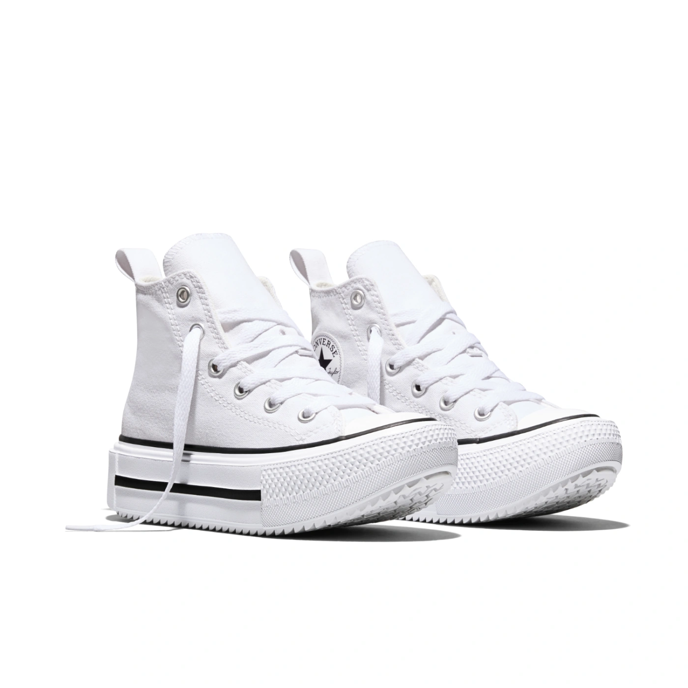 ZAPATILLAS NIÑO CONVERSE URBANAS BLANCO CHUCK TAYLOR ALL STAR DOUBLE STACK PLATFORM - 3
