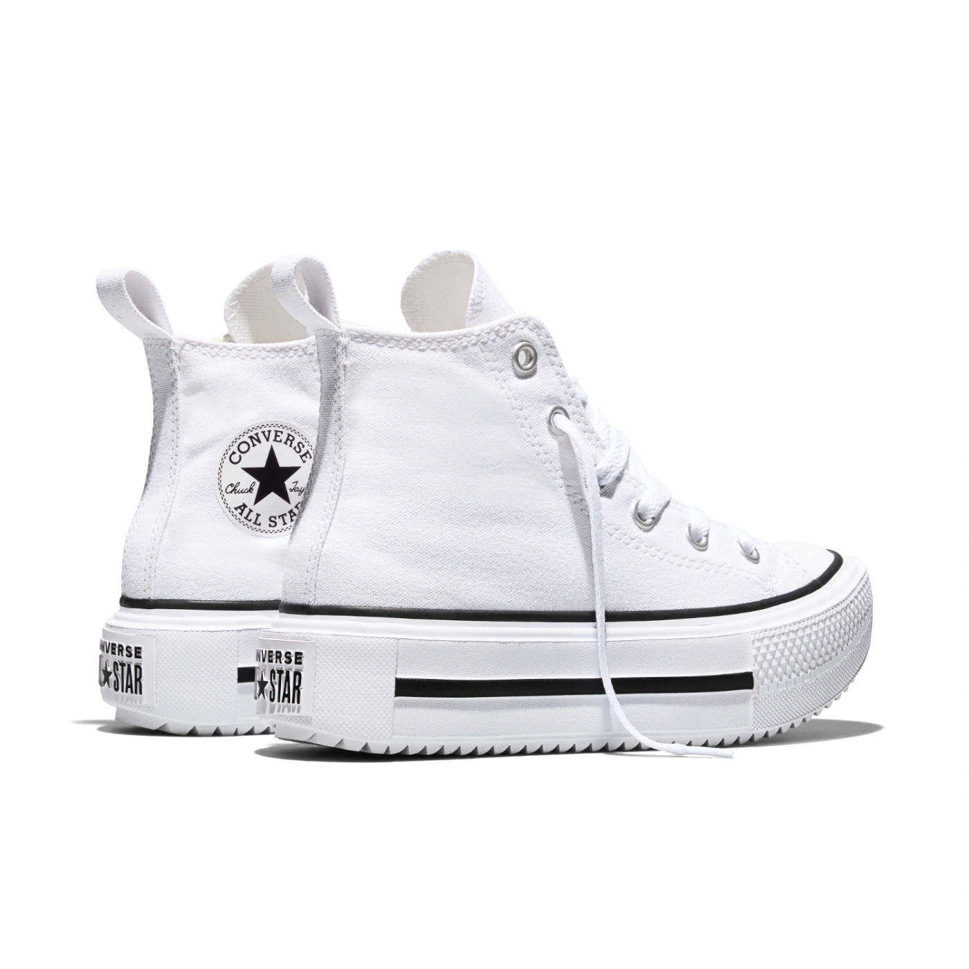 ZAPATILLAS NIÑO CONVERSE URBANAS BLANCO CHUCK TAYLOR ALL STAR DOUBLE STACK PLATFORM - 5