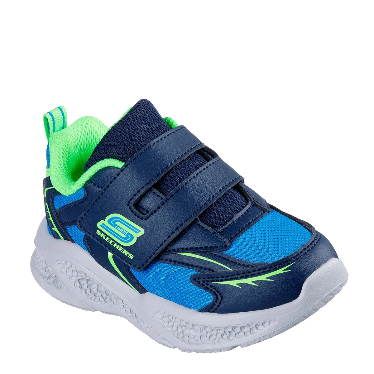 ZAPATILLAS NIÑO SKECHERS CASUALES AZUL METEOR-LIGHTS - 2