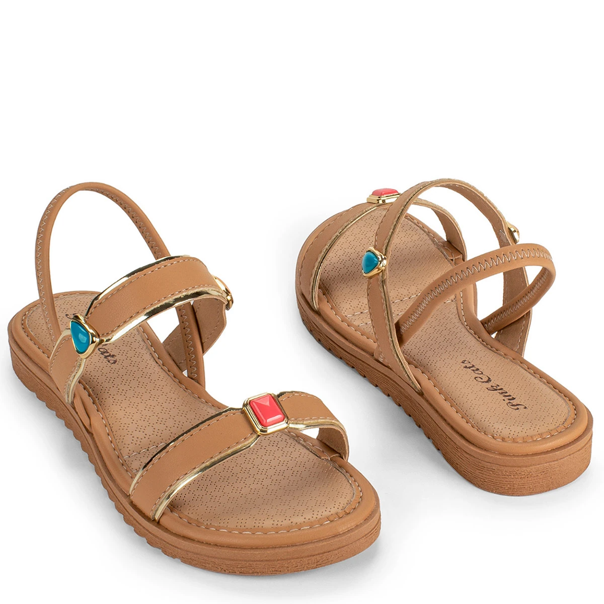 SANDALIAS NIÑA PINK CATS CAMEL V5950-V5951 - 2