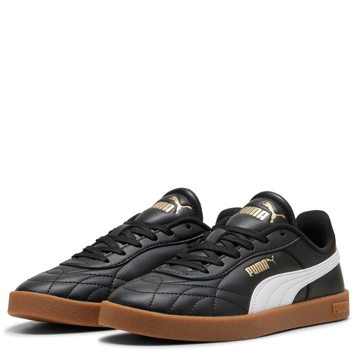 ZAPATILLAS UNISEX PUMA URBANAS NEGRO CLUB II INDOOR JR - 2