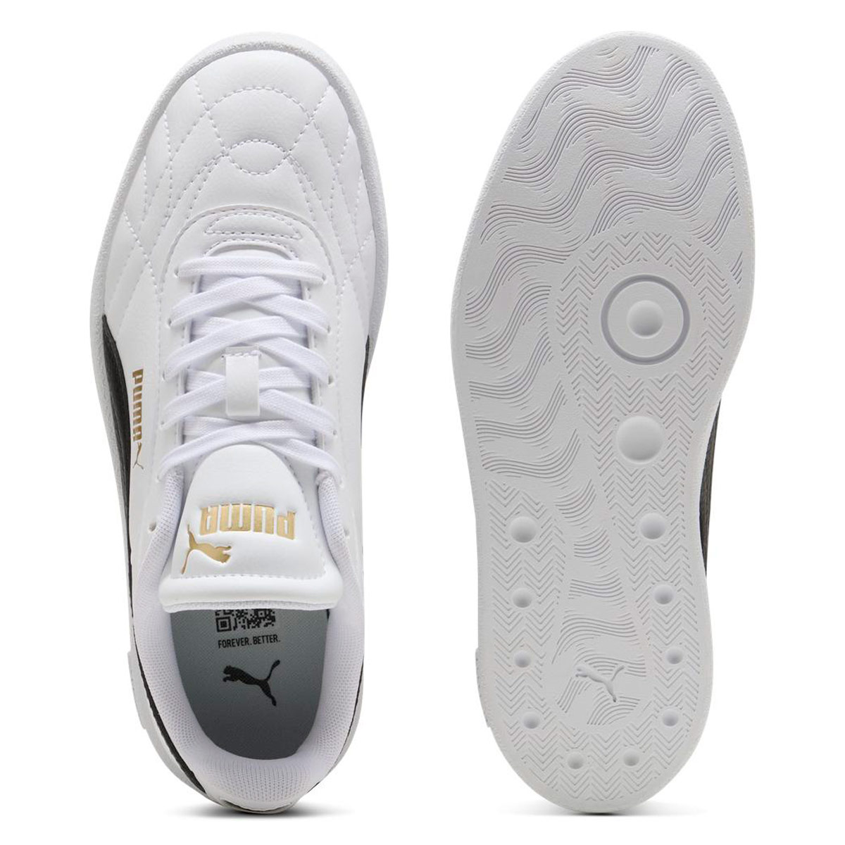 ZAPATILLAS UNISEX PUMA URBANAS BLANCO PUMA CLUB II INDOOR JR - 4