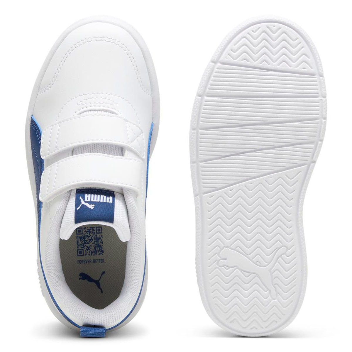 ZAPATILLAS UNISEX PUMA URBANAS BLANCO COURTFLEX V3 V PS - 4