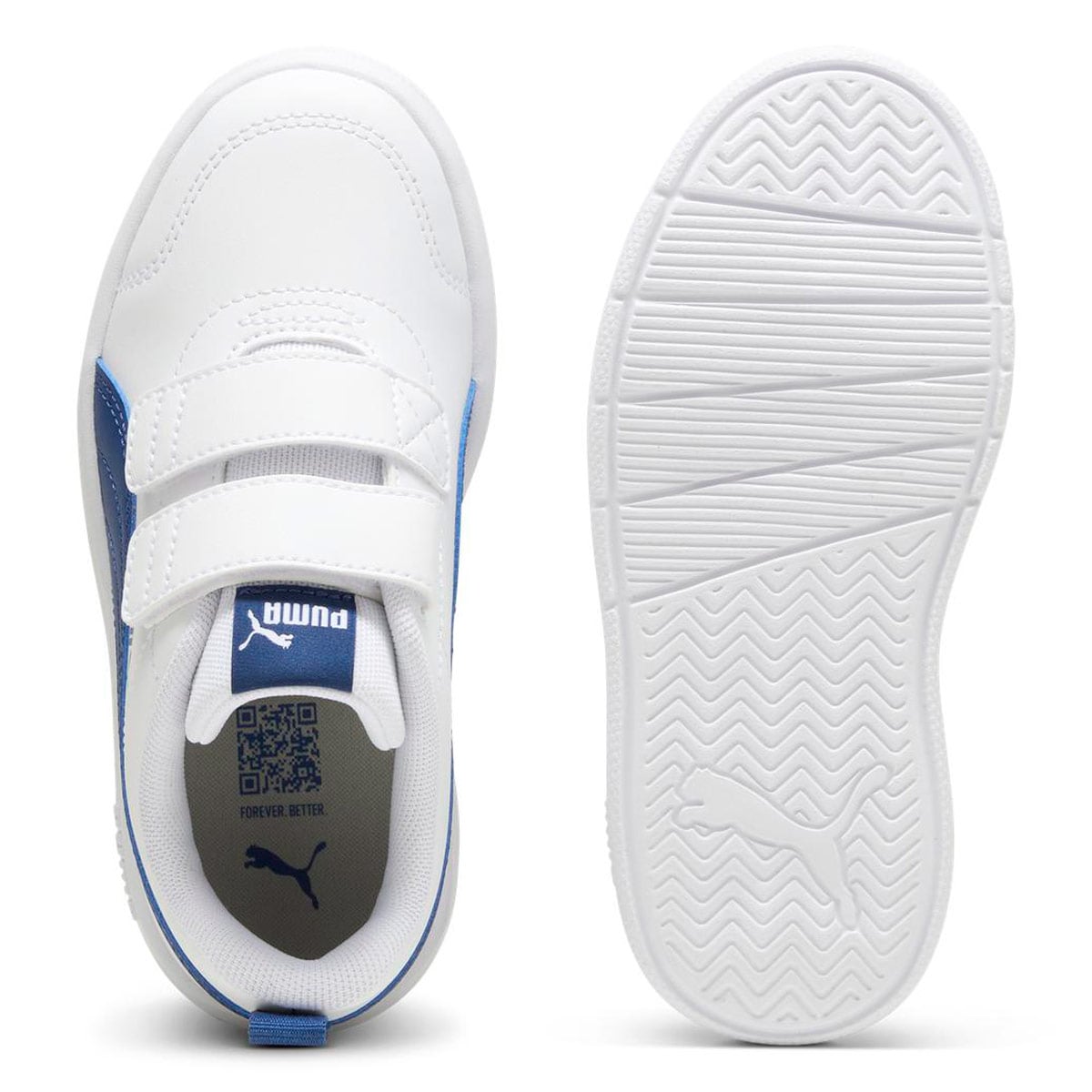 ZAPATILLAS UNISEX PUMA URBANAS BLANCO COURTFLEX V3 V PS - 4