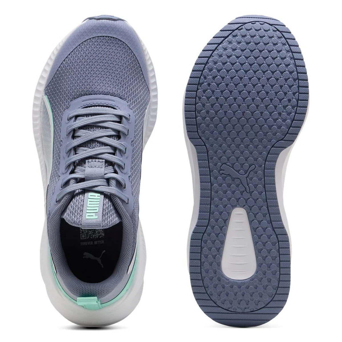 ZAPATILLAS UNISEX PUMA URBANAS AZUL FLYER LITE 3 JR - 3