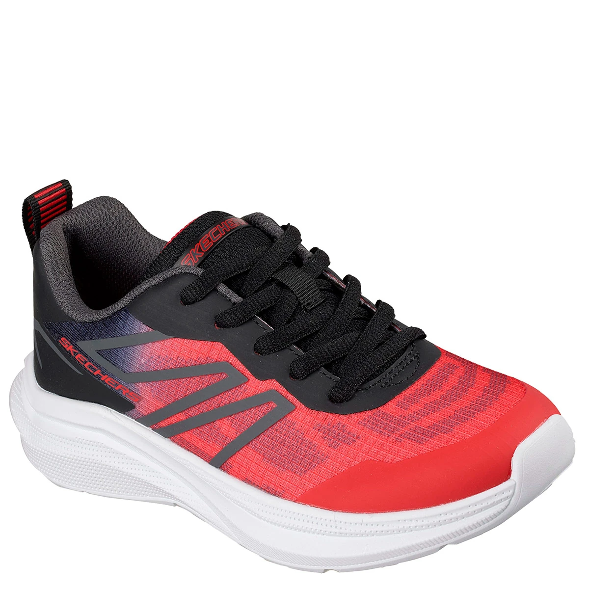 ZAPATILLAS NIÑO SKECHERS NEGRO MICROSPEC VELOCITY - 2