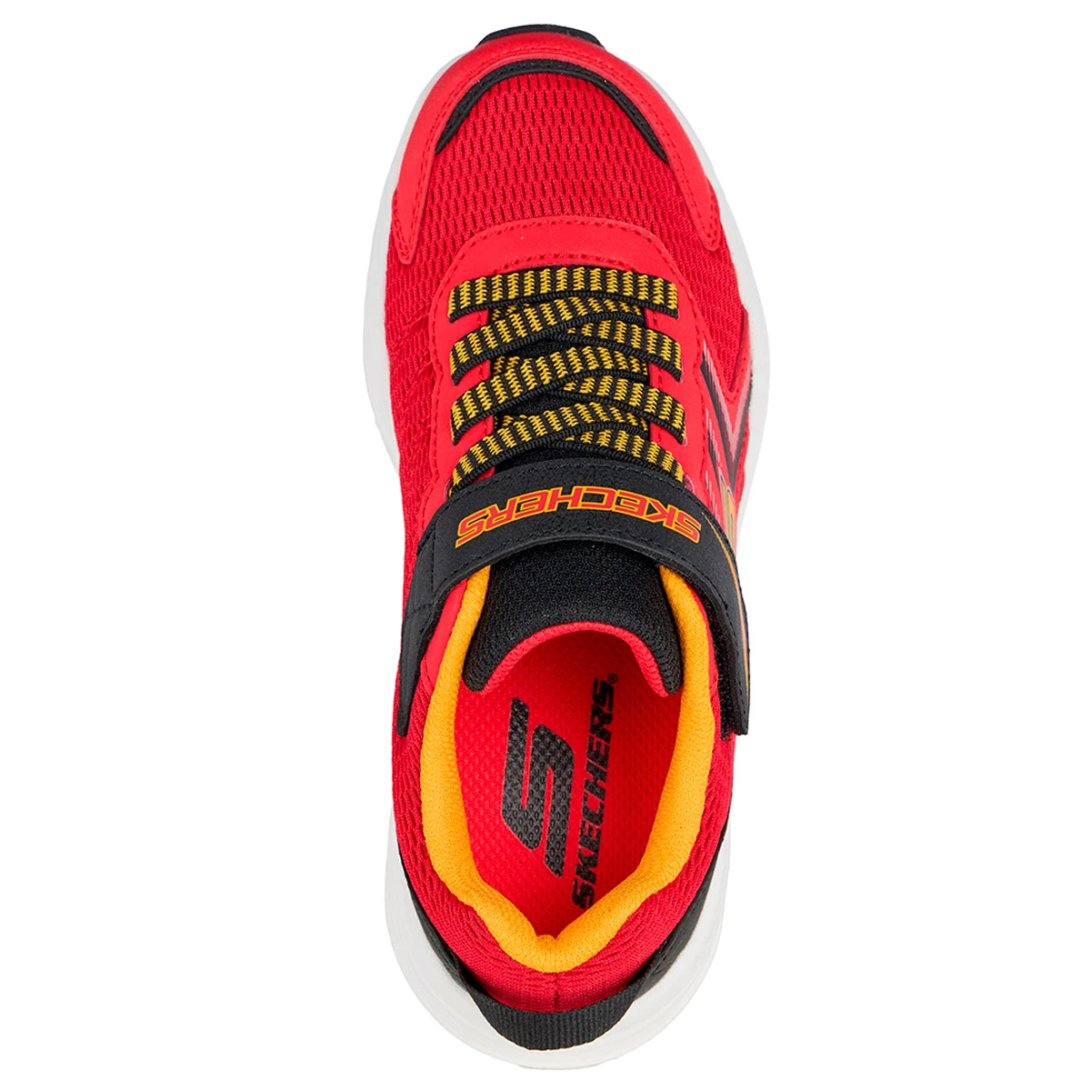 ZAPATILLAS NIÑO SKECHERS ROJO MICROSPEC TREAD - 4