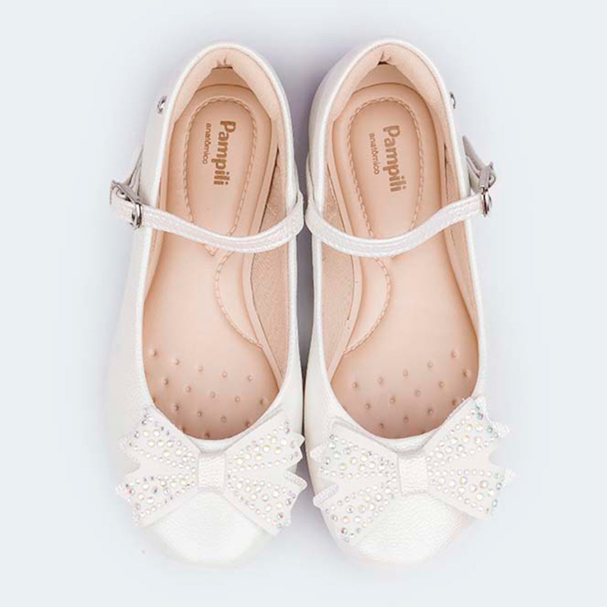 ZAPATOS VESTIR NIÑA PAMPILI BLANCO - 3