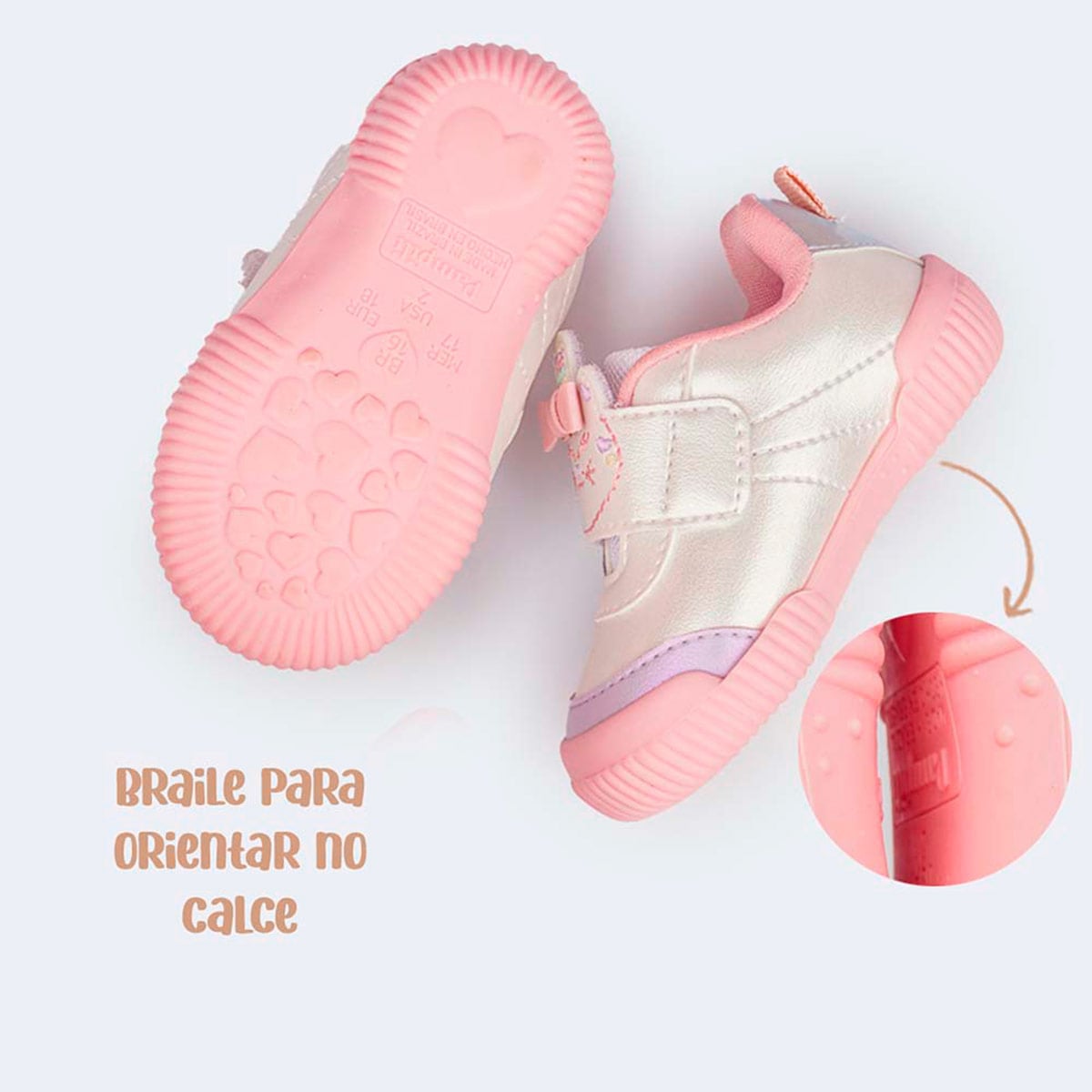 ZAPATILLAS NIÑA PAMPILI CASUALES BLANCO - 5
