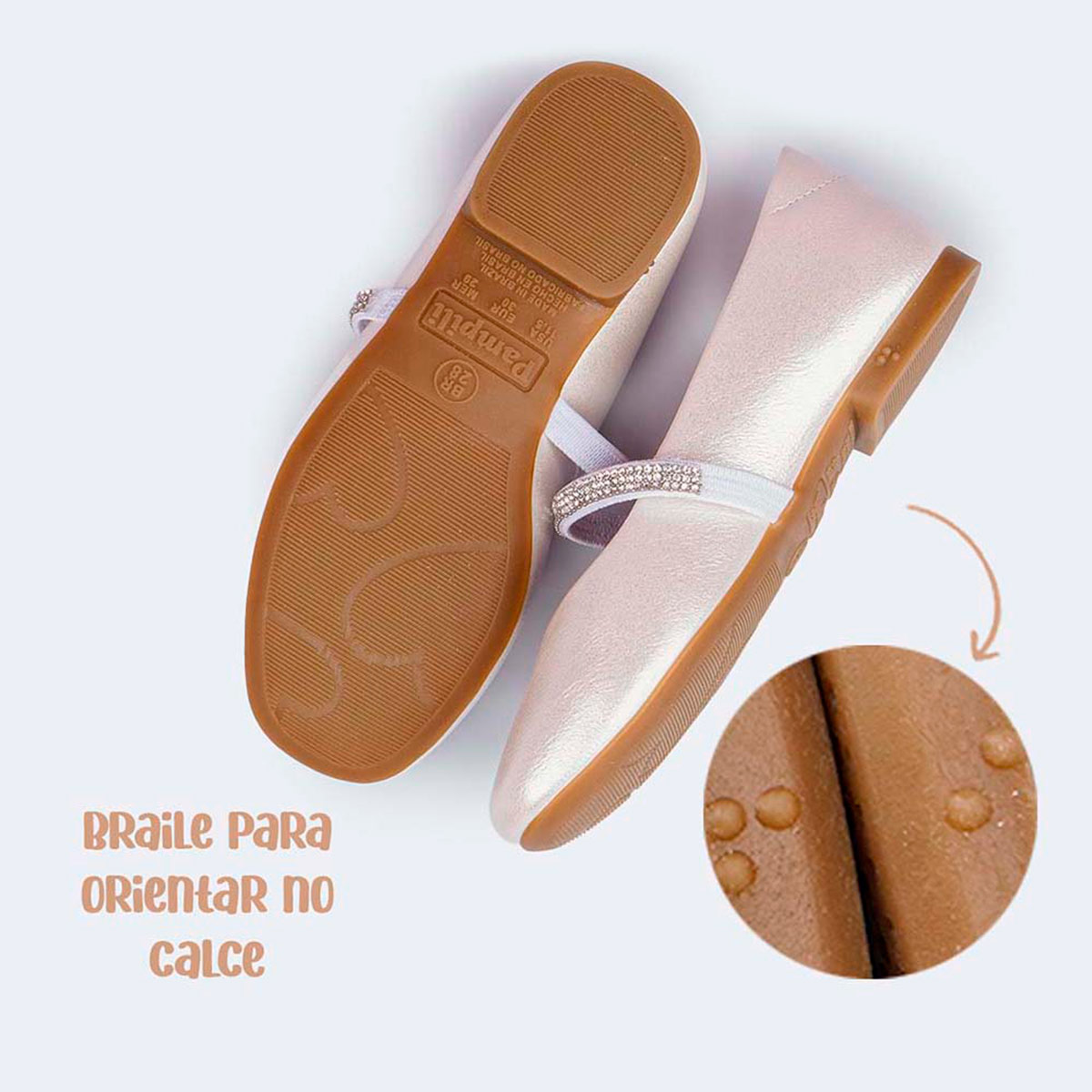 ZAPATOS VESTIR NIÑA PAMPILI BLANCO - 4